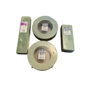 Floral Foam‎ Blocks and Rings Set in Green NEW